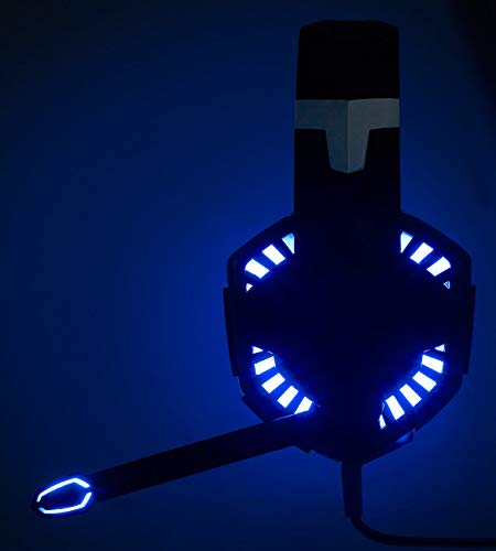 Mod-It Headset PC: Beleuchtetes Gaming-USB-Headset mit 7.1-Sound und Kabelfernbedienung (Gaming Kopfhörer, PC Kopfhörer, Freisprecheinrichtung) Bild 4