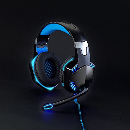 Mod-It Headset PC: Beleuchtetes Gaming-USB-Headset mit 7.1-Sound und Kabelfernbedienung (Gaming Kopfhörer, PC Kopfhörer, Freisprecheinrichtung) Bild 5