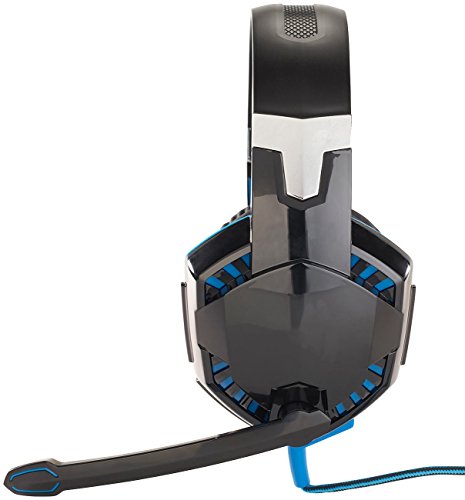 Mod-it Gaming Kopfhörer: Beleuchtetes Gaming-Headset mit Kabelfernbedienung & Mikrofon-Schalter (Gamer Headset, Headset für PC, Fernbedienungen) Bild 4