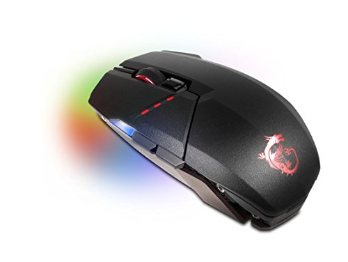 MSI S12-0401450-D22 Clutch GM70 Gaming Maus, schwarz Bild 6
