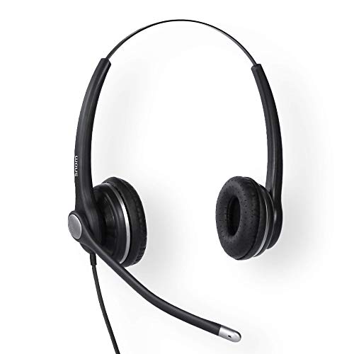 SNOM A100D Binaural Headset for all Snom desktop Telephones 3x0/D3x5/7x0/D7x5; 4342 Bild 1