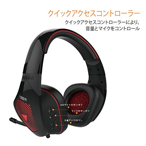 GAMDIAS Heros M1 RGB Kopfhörer Gaming Headset USB, Lautsprecher 50 mm Mikrofon, omnidirektional, Beleuchtung Mehrfarbig Bild 5