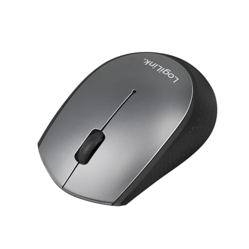 LogiLink ID0160 Kabellose USB-C Funk Maus, 2.4 GHz mit Autolink Technologie schwarz Bild 1