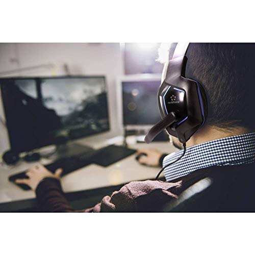 Renkforce RF-GHD-100 Gaming Headset 3.5mm Klinke schnurgebunden On Ear Schwarz, Blau Bild 2