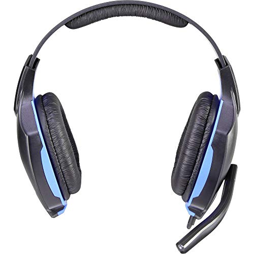 Renkforce RF-GHD-100 Gaming Headset 3.5mm Klinke schnurgebunden On Ear Schwarz, Blau Bild 3