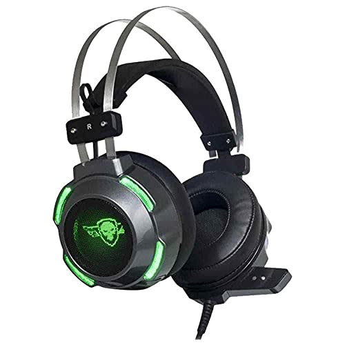 SPIRIT OF GAMER - Elite-H30 - Gamer-Audio-Headset - Mikrofon - Retro Coole grüne LED-Beleuchtung - Kompatible Multiplattform PC / PS4 / XBOX ONE / Switch Bild 1