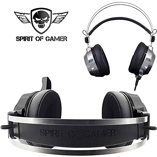 SPIRIT OF GAMER - Elite-H30 - Gamer-Audio-Headset - Mikrofon - Retro Coole grüne LED-Beleuchtung - Kompatible Multiplattform PC / PS4 / XBOX ONE / Switch Bild 3