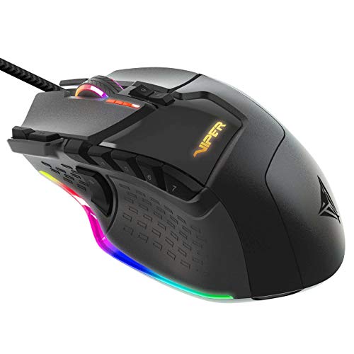 Patriot Viper Gaming V570 RGB Blackout Edition Pro Laser Maus Bis zu 12.000 DPI Bild 3