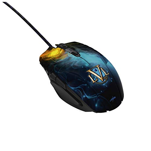 uRage Morph - Magic Gaming-Maus (2 m Kabel, USB, DPI verstellbar bis 2400, 5 programmierbare Tasten, LED) schwarz/gelb/blau Bild 3