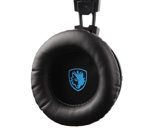 Locust Plus PC Gaming Headset SA-904 Virtual 7.1 Surround Sound und RGB Licht auf Ohrmuscheln Bild 5
