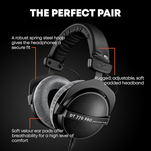 beyerdynamic DT 770 Pro Limited Edition Professioneller Studio-Kopfhörer Kopfhörer 32 OHM grau Bild 2