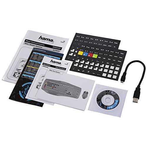 Hama Maus/Tastatur Konverter Speedshot Ultimate (geeignet für Xbox One X, PlayStation 4/SLIM/PRO, Xbox One, PlayStation 3, Xbox 360) schwarz/blau Bild 4