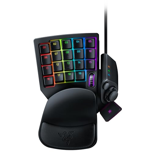Razer Tartarus V2 - Gaming Keypad (Gamepad mit Mecha-membranen Tasten, 32 programmierbare Tasten, 8-Wege Thumbpad, Handballenauflage, Hypershift, RGB Chroma Beleuchtung) Schwarz Bild 1