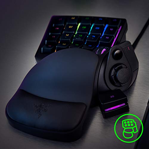 Razer Tartarus V2 - Gaming Keypad (Gamepad mit Mecha-membranen Tasten, 32 programmierbare Tasten, 8-Wege Thumbpad, Handballenauflage, Hypershift, RGB Chroma Beleuchtung) Schwarz Bild 3