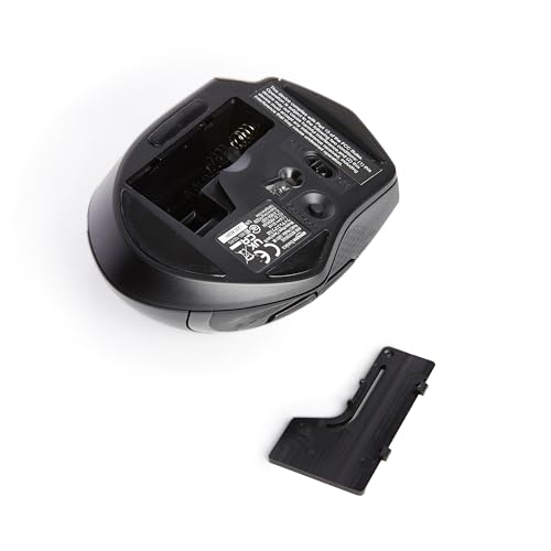 Amazon Basics Ergonomische kabellose USB Maus - DPI einstellbar - Schwarz Bild 4