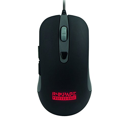 RP-11000 Pro Professionelle Gaming Maus mit 6 programmierbare Taste, Schwarz Bild 1