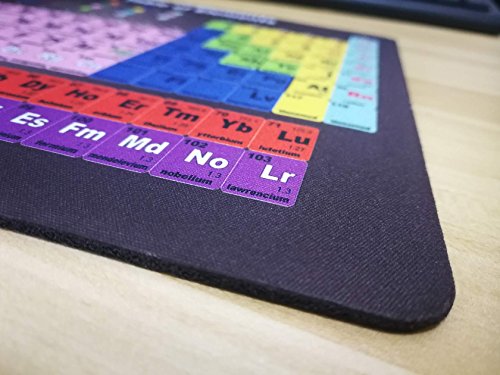 Periodensystem der Ele HD Maus Pad Anti-Rutsch Personalisierte Rechteck Gaming Maus Pads Größe: 24,1 x 19,3 cm Bild 5