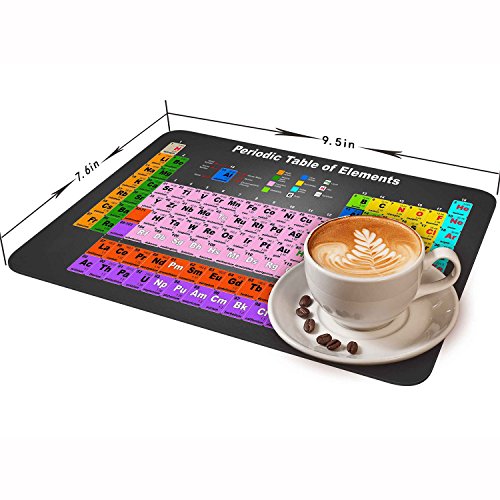 Periodensystem der Ele HD Maus Pad Anti-Rutsch Personalisierte Rechteck Gaming Maus Pads Größe: 24,1 x 19,3 cm Bild 6