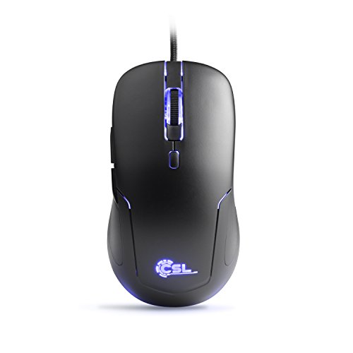 CSL Morpheus - Gaming Tastatur & Maus Set | LED-Beleuchtung | RGB | schwarz | QWERTZ-Tastenlayout | 2400 DPI Bild 3