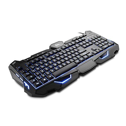 CSL Morpheus - Gaming Tastatur & Maus Set | LED-Beleuchtung | RGB | schwarz | QWERTZ-Tastenlayout | 2400 DPI Bild 4