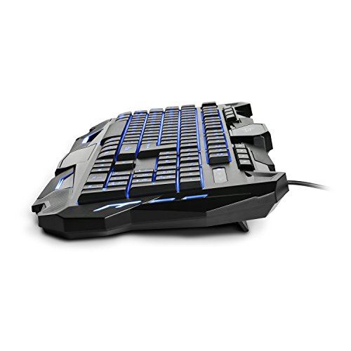 CSL Morpheus - Gaming Tastatur & Maus Set | LED-Beleuchtung | RGB | schwarz | QWERTZ-Tastenlayout | 2400 DPI Bild 6