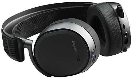 SteelSeries Arctis Pro Wireless – Kabelloses Gaming-Headset (2,4 GHz & Bluetooth) – Hochauflösende Lautsprechertreiber – Für PC,PS5 und PS4 – Schwarz Bild 2