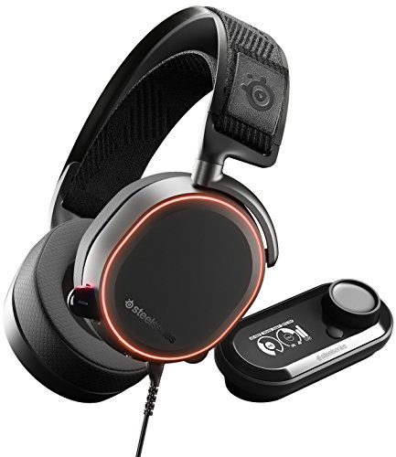 SteelSeries Arctis Pro GameDAC – Gaming-Headset – zertifizierte hochauflösende Audioqualität – ESS Sabre DAC - Schwarz Bild 1