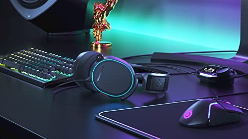 SteelSeries Arctis Pro GameDAC – Gaming-Headset – zertifizierte hochauflösende Audioqualität – ESS Sabre DAC - Schwarz Bild 4
