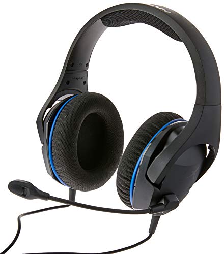 HyperX Cloud Stinger Core Gaming-Headset, Over-Ear, 40-mm-Treiber, integrierte Kabelsteuerung, kompatibel mit PS5, PS4, PS4 Pro und PC, flexibles Mikrofon, Schwarz-Blau Bild 6