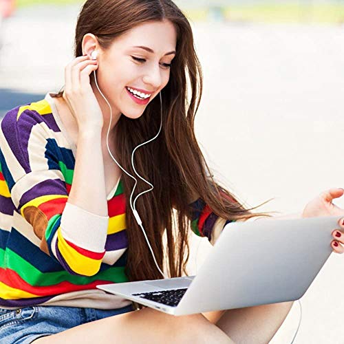 GAMURRY Kabelgebundene In Ear 3,5 mm Klinke Kopfhörer, Stereo Ohrhörer mit Mikrofon & Fernsteuerung Bass-Sound Ohrhörer, HD-Anrufe, Geräuschunterdrückung, Für Android Iso Windows, Smartphones, MP3 Bild 7