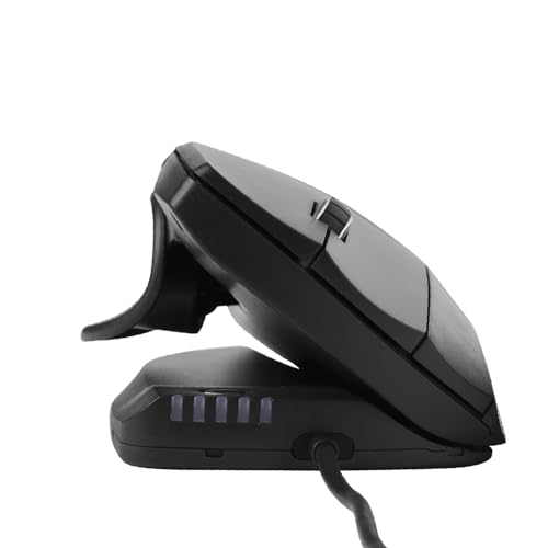 Contour Unimouse | Preisgekrönte ergonomische Computermaus mit Daumenauflage | Kabelmaus | Vertikale Maus für Linkshänder | Anpassbarer Winkel 35-70 Grad | 6 Tasten + Scroll-Rad | Für Windows + Mac Bild 2