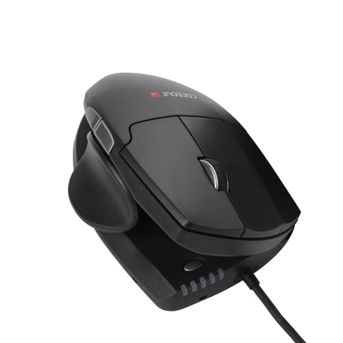 Contour Unimouse | Preisgekrönte ergonomische Computermaus mit Daumenauflage | Kabelmaus | Vertikale Maus für Linkshänder | Anpassbarer Winkel 35-70 Grad | 6 Tasten + Scroll-Rad | Für Windows + Mac Bild 3