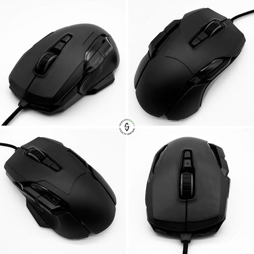SensoryBoost Maus Grip Tape – kompatibel mit Roccat Kone AIMO (inkl. Zuschnitt-Pad) Schweißabsorbierend, extrem rutschfest & Ultradünn (0,5 mm) – Rückstandsfrei – Gaming Zubehör Bild 2
