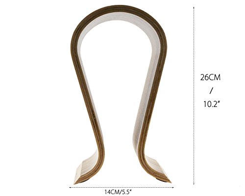 Omega-Kopfhörer-Ständer aus Holz, Gaming-Headset-Ständer Bild 3