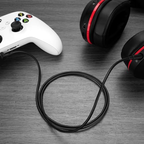 GEEKRIA Gaming-Headset-Verlängerungskabel, kompatibel mit Turtle Beach Elite Pro 2, Skullcandy Aviator 900 ANC, PS5 / Xbox Series Controller, u. v. m. 3,5-mm-Klinken (1 m) Bild 6