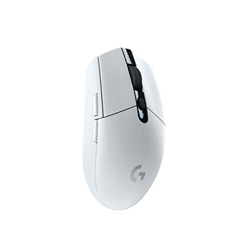 Logitech G G305 LIGHTSPEED kabellose Gaming-Maus mit HERO 12K DPI Sensor, Wireless Verbindung, 6 programmierbare Tasten, 250 Stunden Akkulaufzeit, Leichtgewicht, PC/Mac - Weiß Bild 2