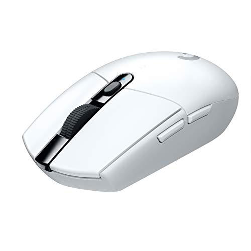 Logitech G G305 LIGHTSPEED kabellose Gaming-Maus mit HERO 12K DPI Sensor, Wireless Verbindung, 6 programmierbare Tasten, 250 Stunden Akkulaufzeit, Leichtgewicht, PC/Mac - Weiß Bild 3