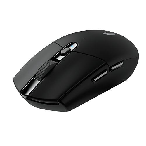 Logitech G G305 Lightspeed kabellose Gaming-Maus mit Hero 12K DPI Sensor, Wireless Verbindung, 6 programmierbare Tasten, 250 Stunden Akkulaufzeit, Leichtgewicht, PC/Mac - Schwarz Bild 1