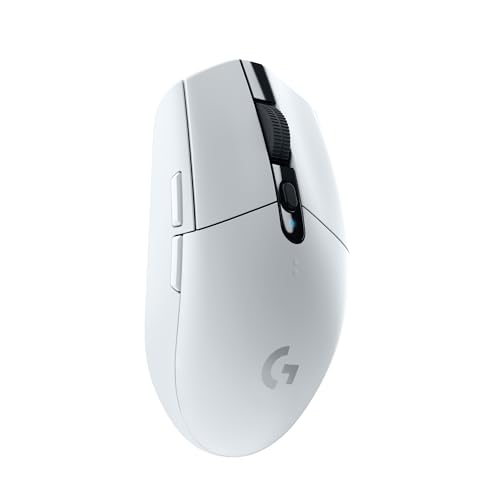 Logitech G G305 LIGHTSPEED kabellose Gaming-Maus mit HERO 12K DPI Sensor, Wireless Verbindung, 6 programmierbare Tasten, 250 Stunden Akkulaufzeit, Leichtgewicht, PC/Mac - Weiß Bild 1