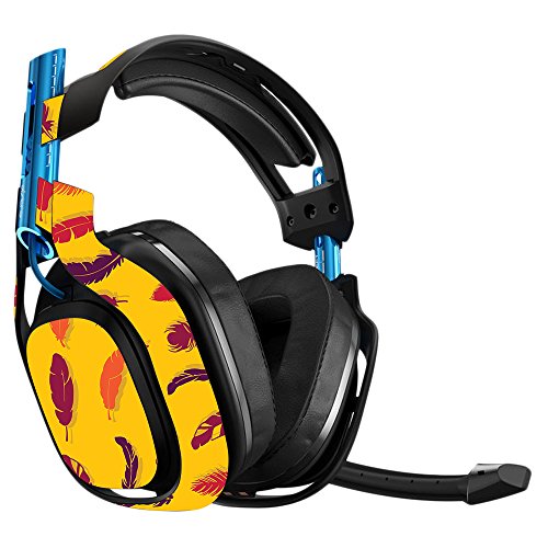 MightySkins Skin kompatibel mit Astro A50 Gaming-Headset der 3. Generation, Federschutz, langlebig und einzigartig, Vinyl-Aufkleber, einfach anzubringen, zu entfernen und zu ändern, hergestellt in den Bild 1