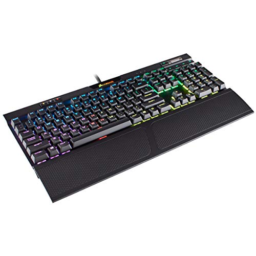 Corsair K70 RGB MK.2 Mechanische Gaming-Tastatur – USB Passthrough & Media Controls – Taktil & leise – Cherry MX Brown – RGB LED-Hintergrundbeleuchtung (CH-9109012-NA) Bild 5