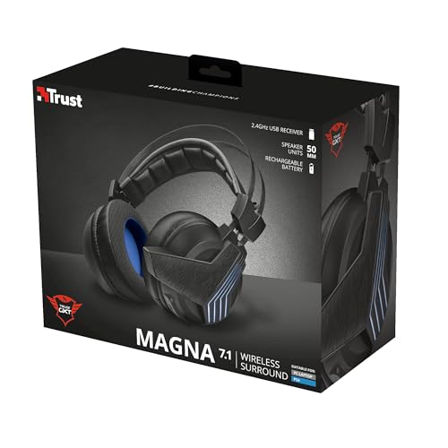 Trust GXT 393 Magna Wireless Gaming Kopfhörer mit 7.1 Surround (für PS4, PC und Laptop) Bild 4