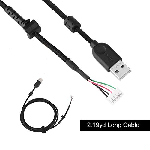 VBESTLIFE Mauskabel Ersatz USB-Mauskabel, 2,19 Meter Länge, Plug and Play, Verschleißfest Bild 2