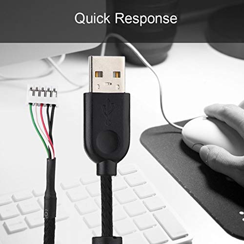 VBESTLIFE Mauskabel Ersatz USB-Mauskabel, 2,19 Meter Länge, Plug and Play, Verschleißfest Bild 3