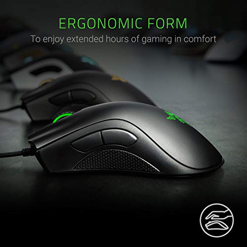 Razer DeathAdder Essential – 6.400 DPI Optical Sensor - 5 Hyperresponse Tasten - Gaming & Esports Maus - Ergonomischer Formfaktor Bild 3