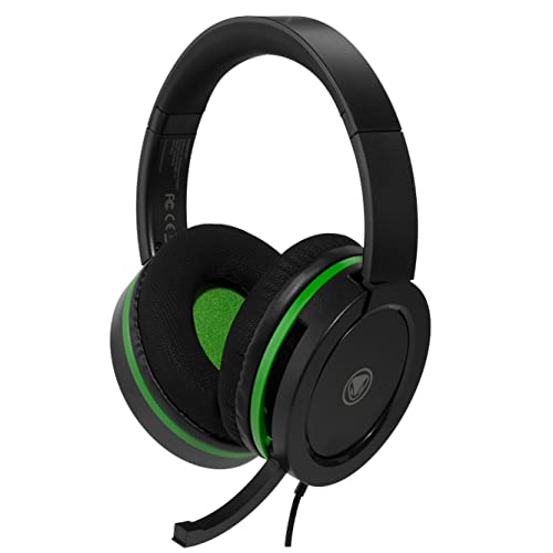 snakebyte Xbox One HEADSET X PRO - Stereo Gaming Headset mit Mikrofon für die XBOX One / XBOX One X, 3,5mm Audio Stecker, kompatibel mit PC, PS4, VOIP, Telefonkonferenzen, VideoCall, Skype, Zoom, uvm Bild 1