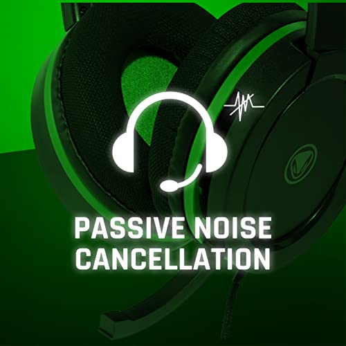 snakebyte Xbox One HEADSET X PRO - Stereo Gaming Headset mit Mikrofon für die XBOX One / XBOX One X, 3,5mm Audio Stecker, kompatibel mit PC, PS4, VOIP, Telefonkonferenzen, VideoCall, Skype, Zoom, uvm Bild 2