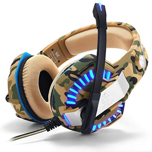 PS4 Headset Gaming Headset für Xbox One Kopfhörer mit Mikrofon Headset für Gaming Camouflage Bild 2