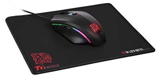 Tt eSPORTS MO-TER-WDOTBK-01 Talon Elite RGB Combo Gaming Maus und Mauspad schwarz (Deutsches Tastaturlayout) Bild 1