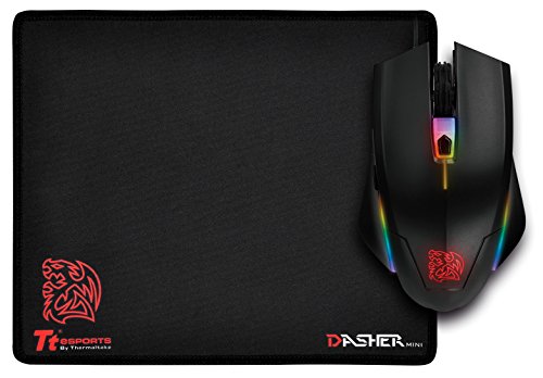 Tt eSPORTS MO-TER-WDOTBK-01 Talon Elite RGB Combo Gaming Maus und Mauspad schwarz (Deutsches Tastaturlayout) Bild 4